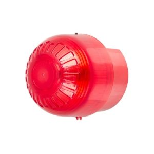 Moflash IS-B Red Beacon, 24 V dc, IP66, Wall Mount