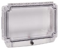 Polycarb Cover with Enclosed Back Box and Lock (key trapped