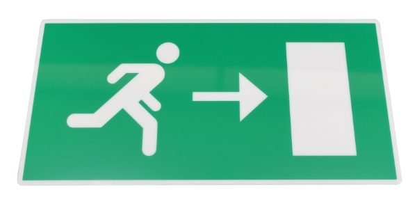 Double Sided Left / Right Legend For ELEBD Exit Lights