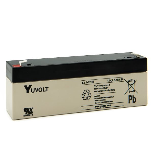 Yucel 2.1Ah 12v SLA Battery, Flame Retardant