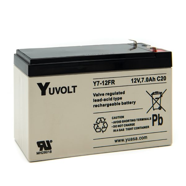 Yucel 7Ah 12V SLA Battery, Flame Retardant