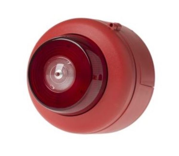 Ceiling VAD Red Flash  Red  24VDC Shallow Base