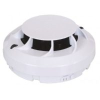Low Profile Optical Smoke Sensor c/w Isolator. White