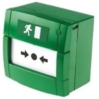 Manual Call Point Green Triple Pole - Resettable