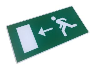 Legend Panel With Left/Right Arrows For BEN Emergency Lights
