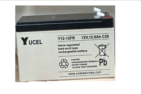 Yucel 12Ah 12V SLA Battery, Flame Retardant