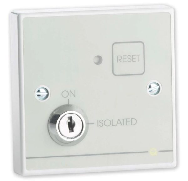 Quantec Monitoring Point Button Reset Keyswitch Isolatable