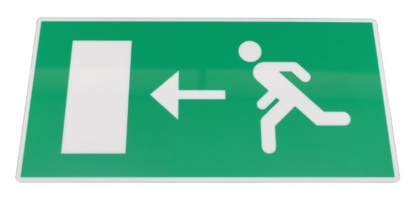 Double Sided Left / Right Legend For ELEBD Exit Lights