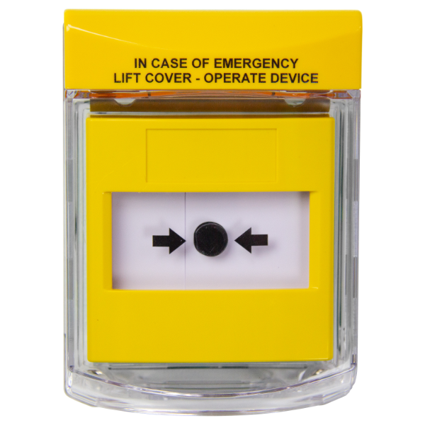Call Point Stopper- Surface-Yellow Emergency