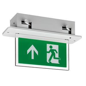 Fully Recessed Exit Sign cw Legend