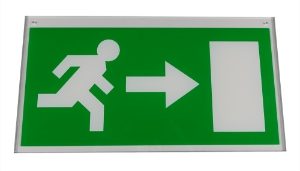 BLE Arrow Left/Right Legend for BE10 Exit Sign