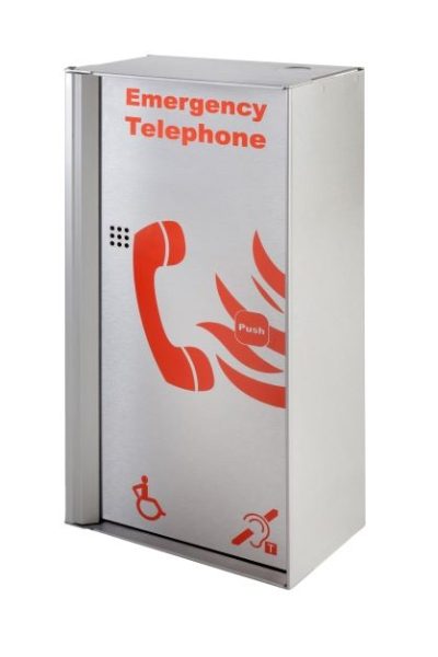 Lexicomm surface type A fire telephone handset
